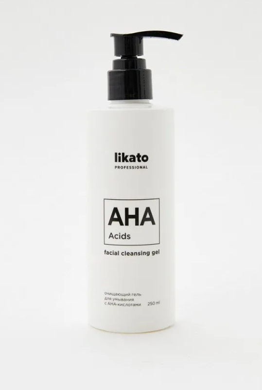 Llikato PROFESSIONAL AHA Acids facial cleansing gel очищающий гель для умывания с АНА-кислотами