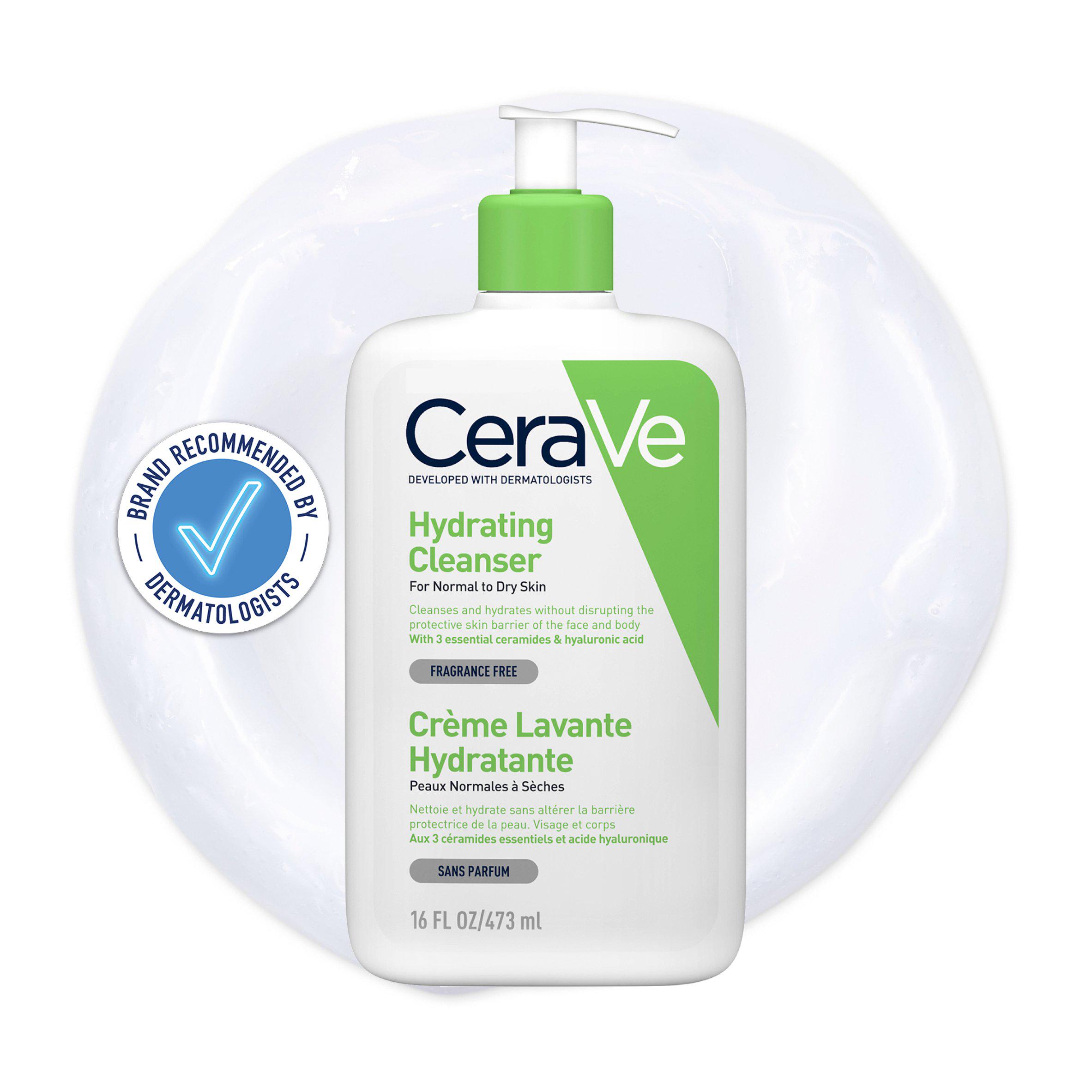 CeraVe Hydrating Cleanser очищающая увлажняющая эмульсия