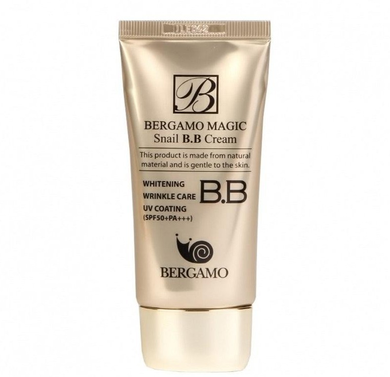 Bergamo Magic BB крем Отбеливающий улиточный SPF50-PA