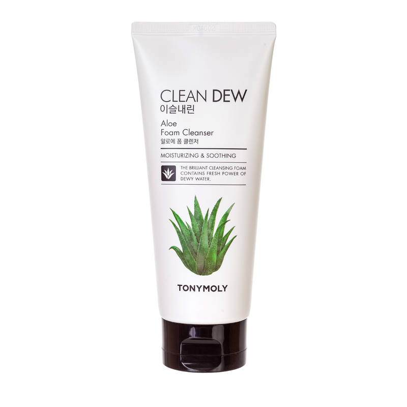 Tony Moly CLEAN DEW Пенка для умывания (алое), 180мл