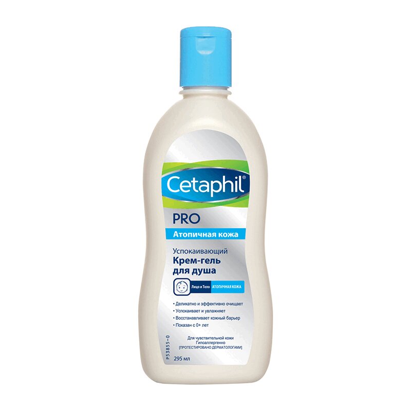 Cetaphil Pro Крем-гель для душа успокаивающий, 295 мл